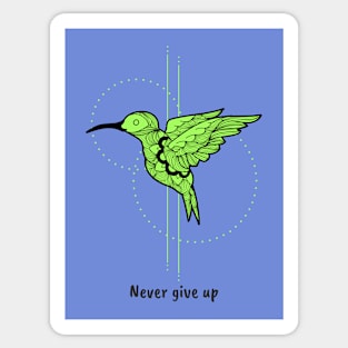 Humming Bird Sticker